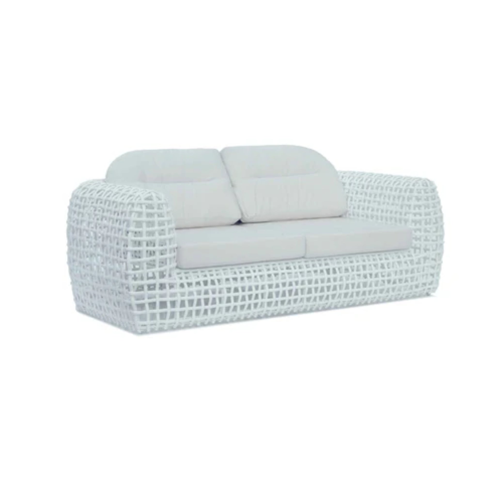 Skyline Design Dynasty Sofa – Mushroom Woven Fiber | Outdoor Sofa