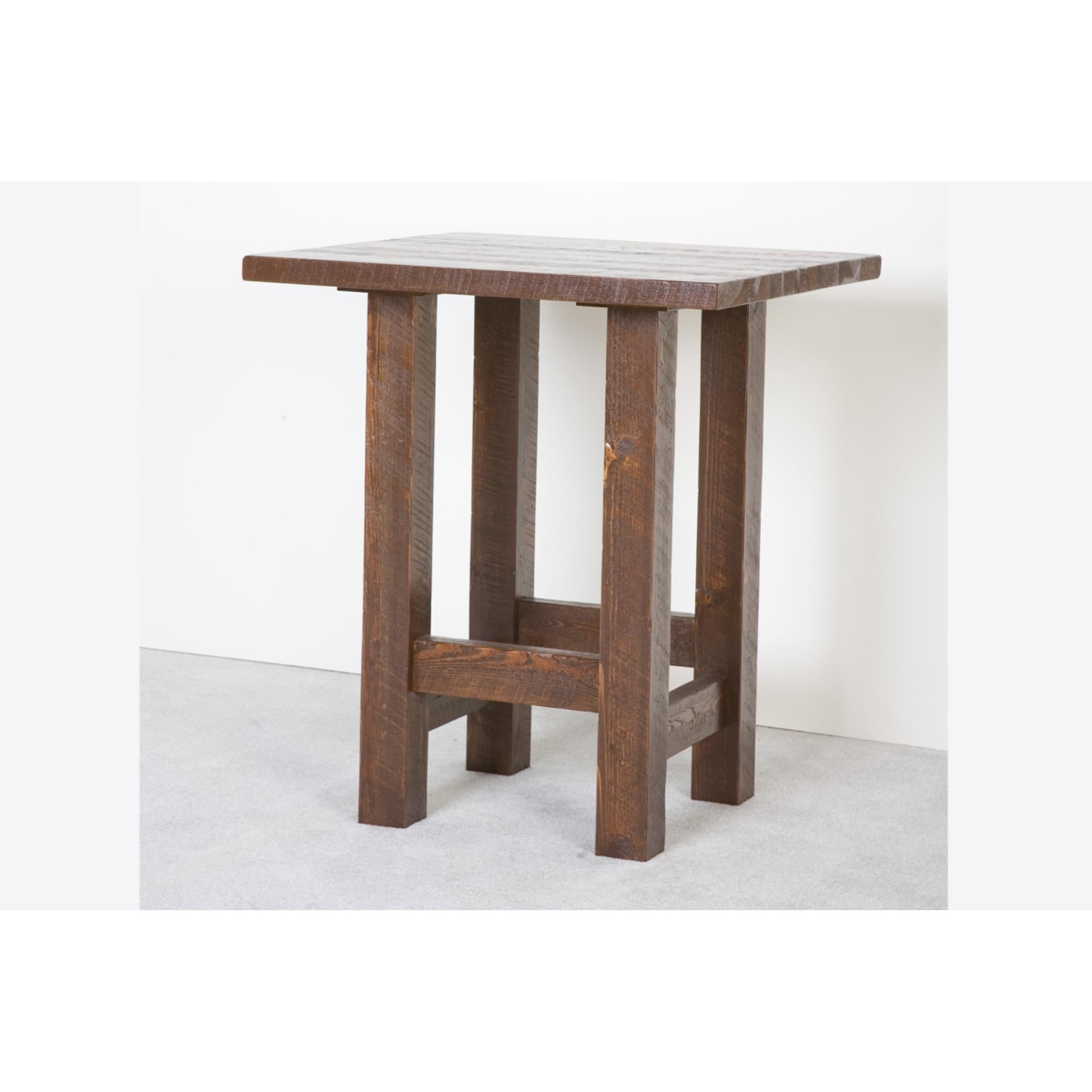 Viking Log Furniture Barnwood Pub Table