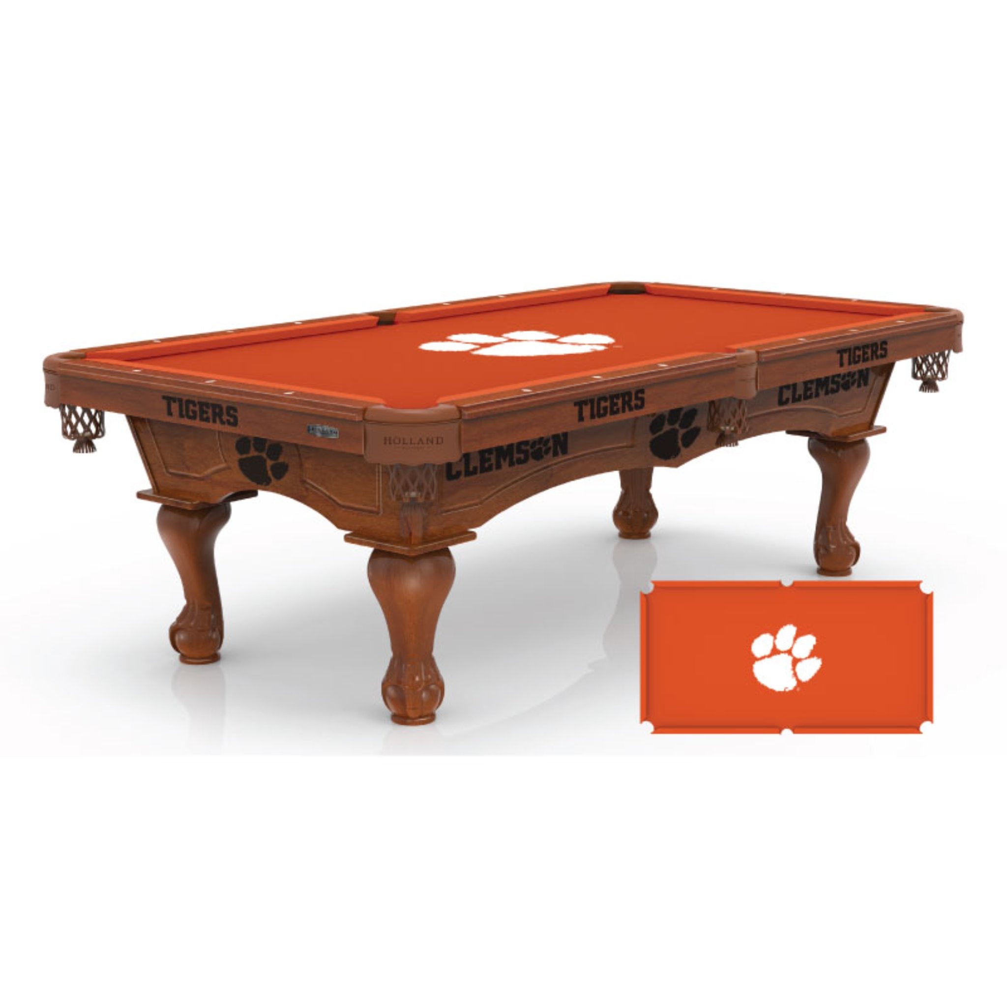 Holland Bar Stool Official Logo Pool Table 8'