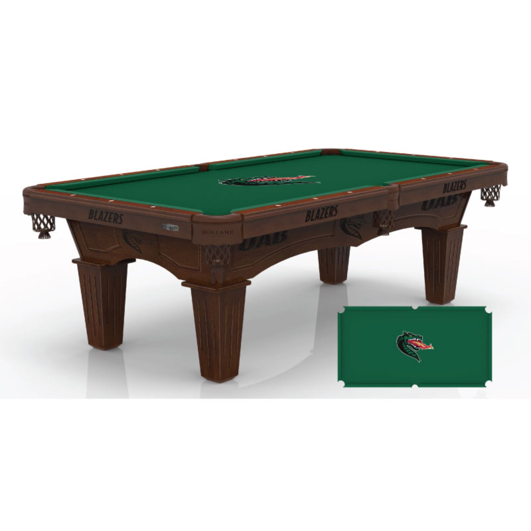 Holland Bar Stool Official Logo Pool Table 8'