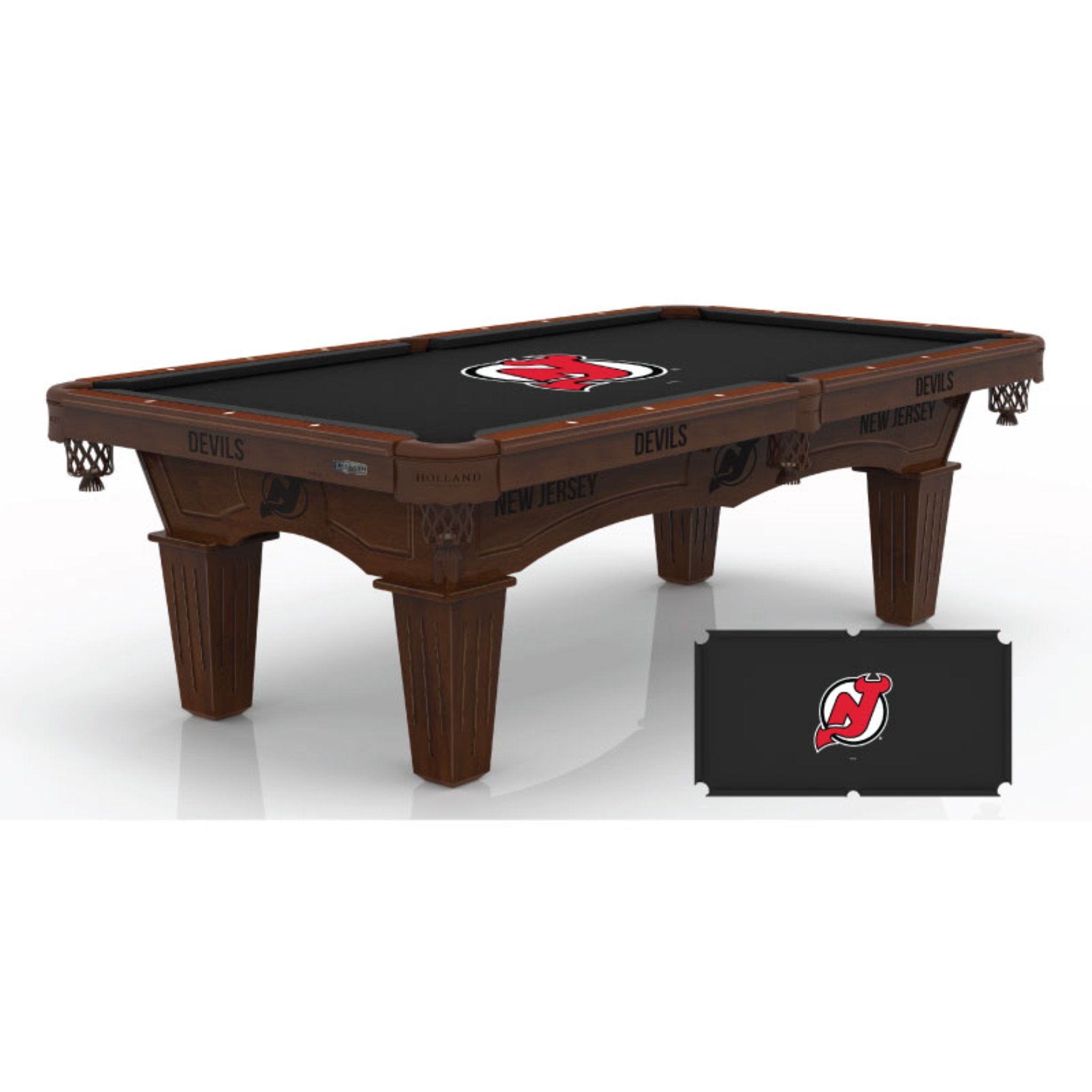 Holland Bar Stool Official Logo Pool Table 8'