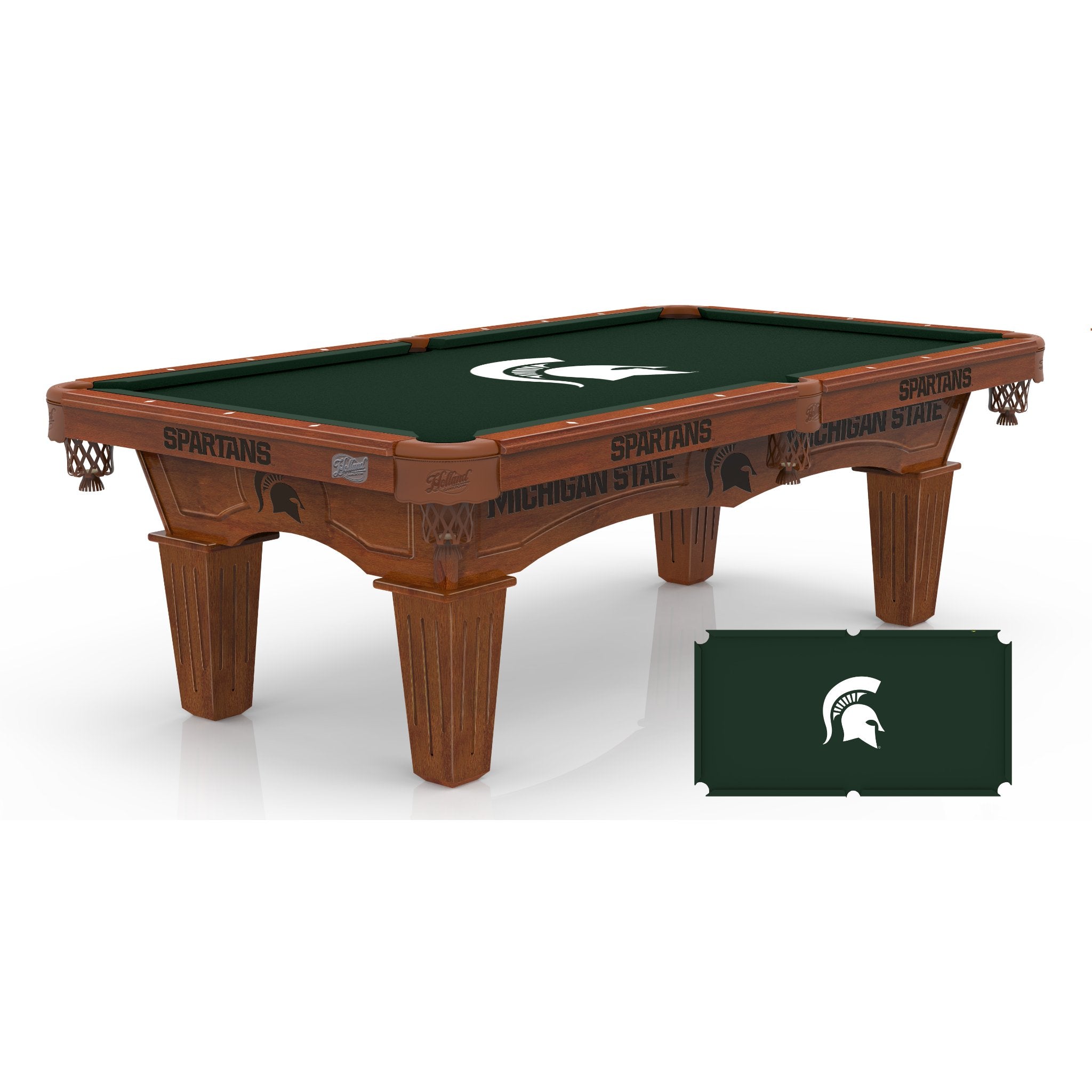 Holland Bar Stool Official Logo Pool Table 8'