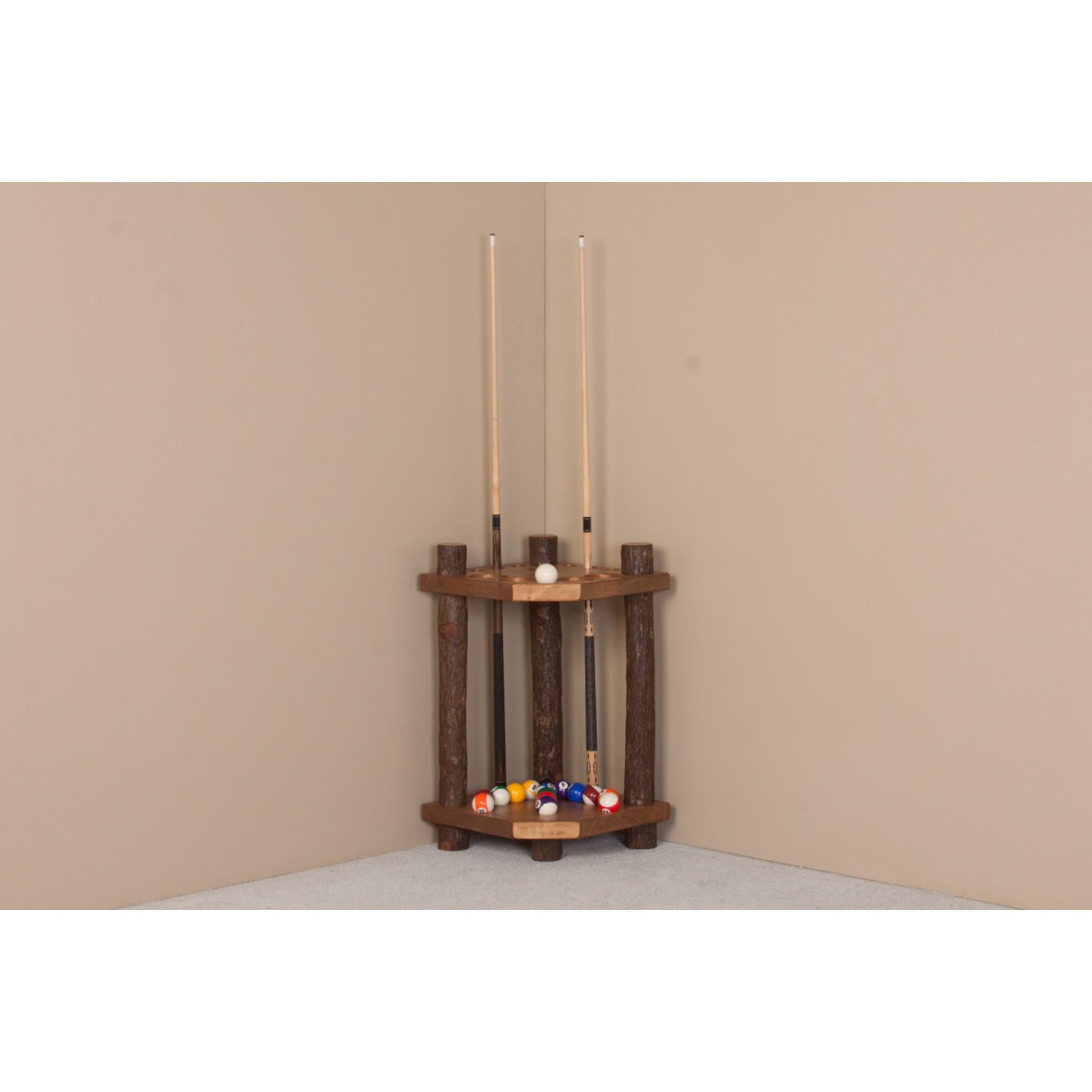 Viking Log Furniture Sawtooth Hickroy Cue Rack