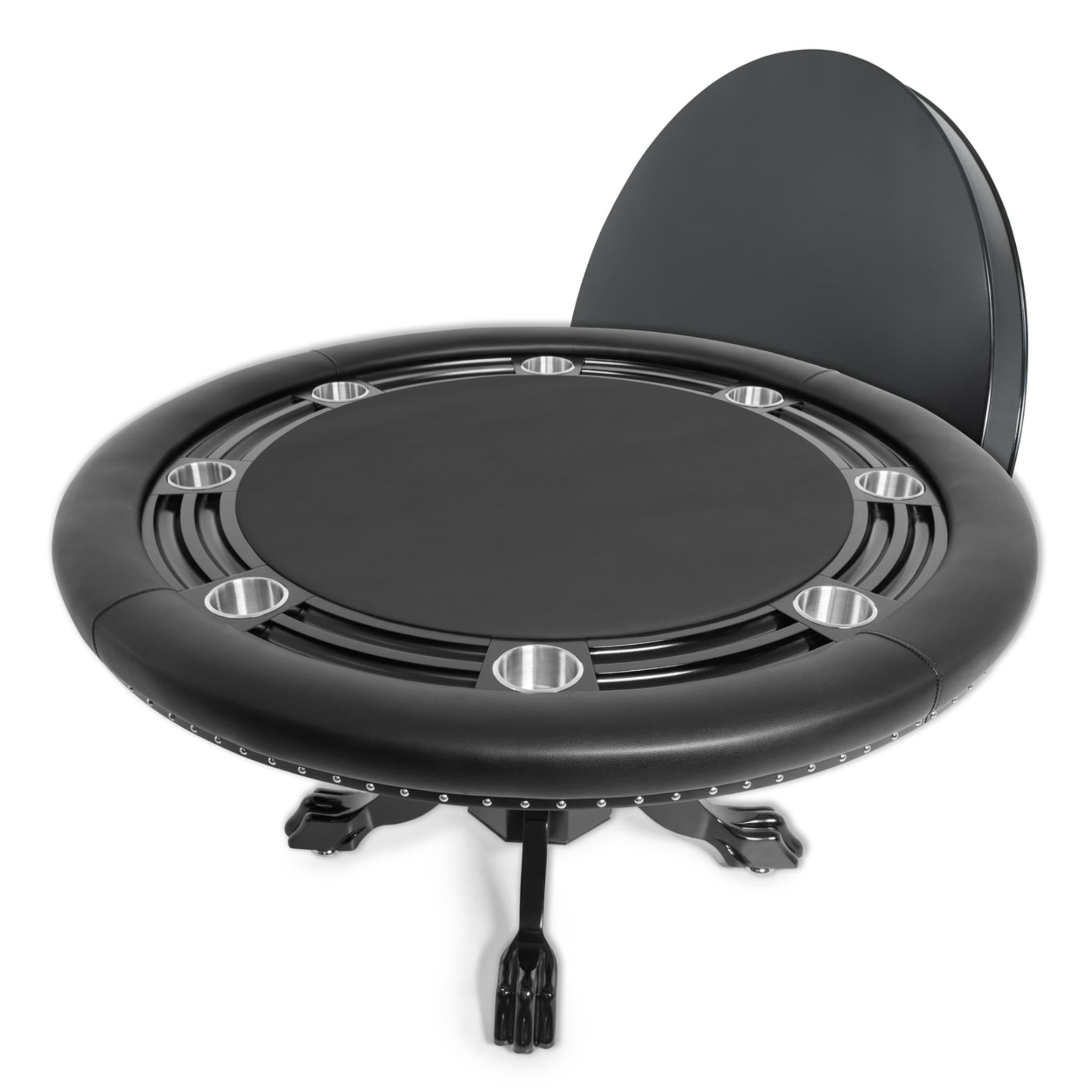 BBO Poker Table Nighthawk - Premium Round Poker Table
