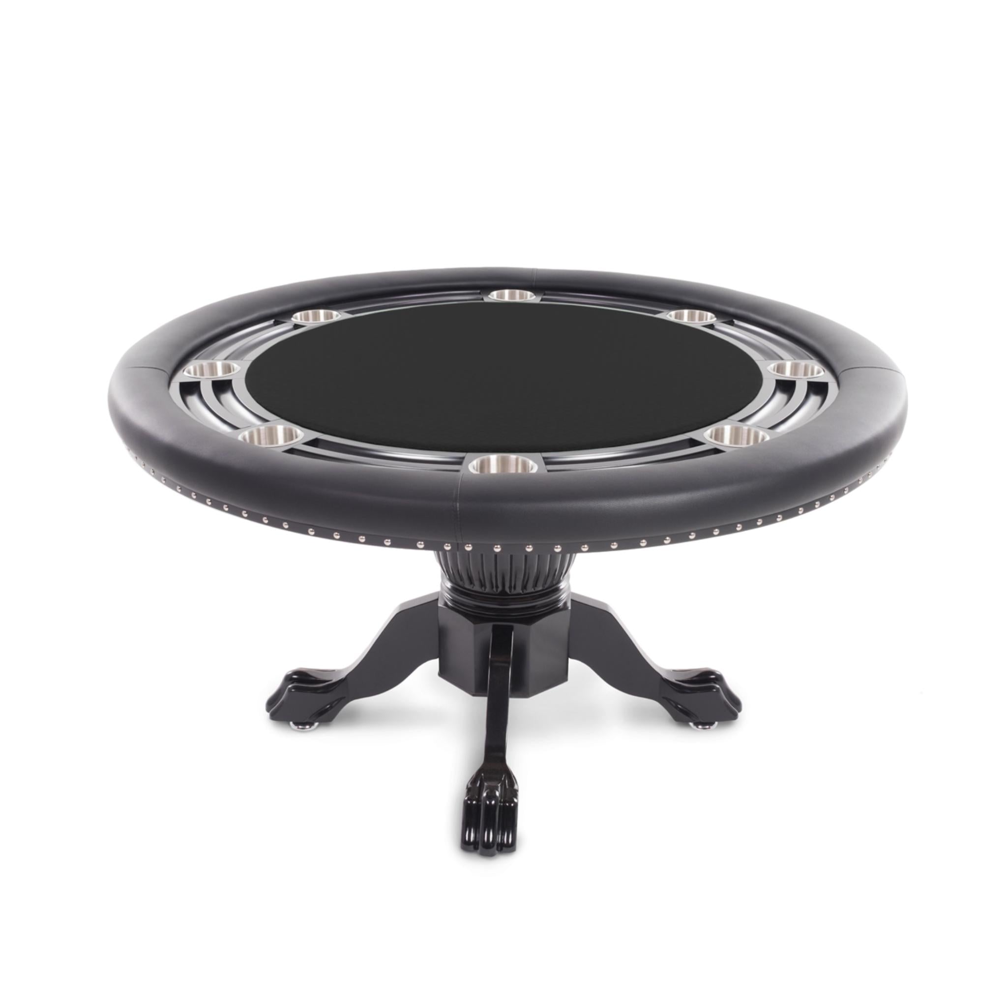BBO Poker Table Nighthawk - Premium Round Poker Table