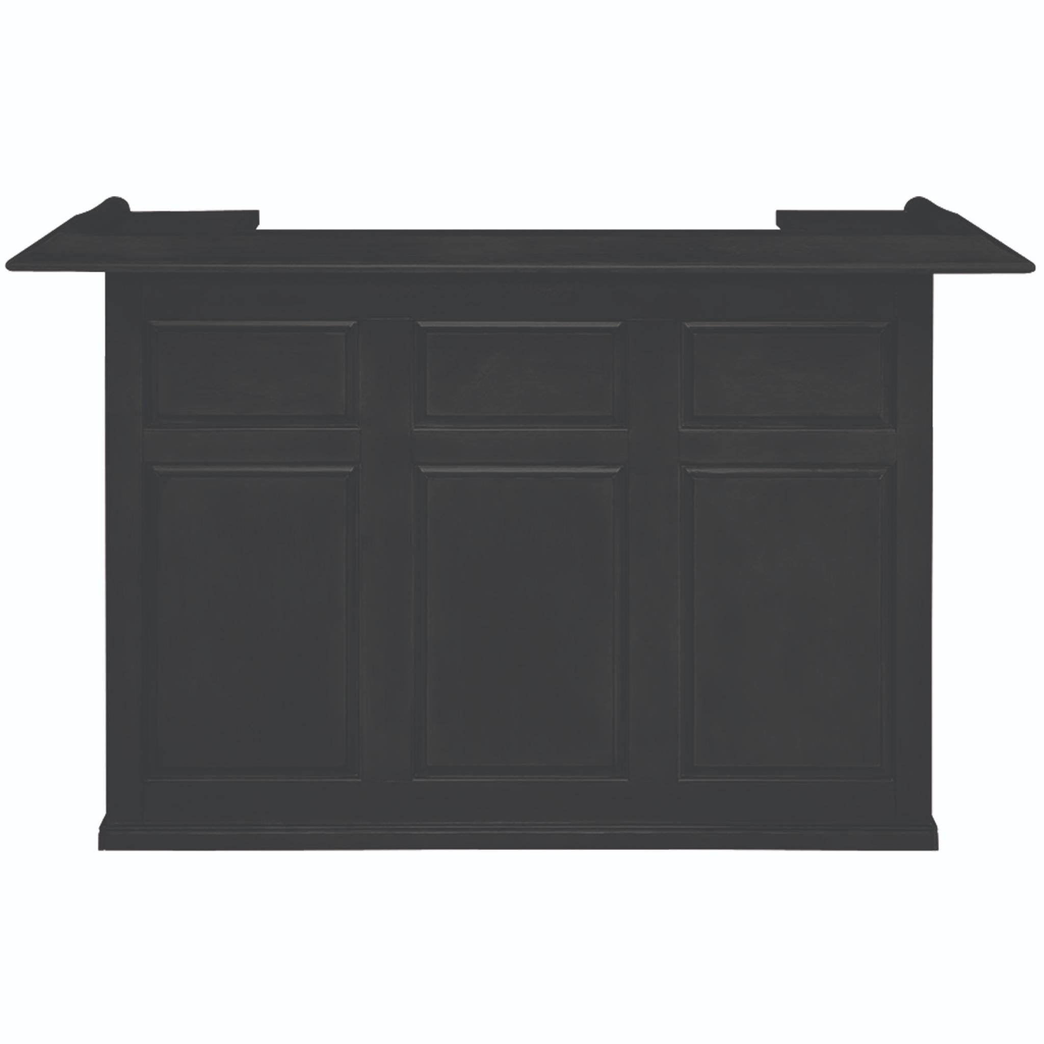 Ram Game Room English pub style bar cabinet, solid wood home bar with antique white finish, featuring a classic game room design.