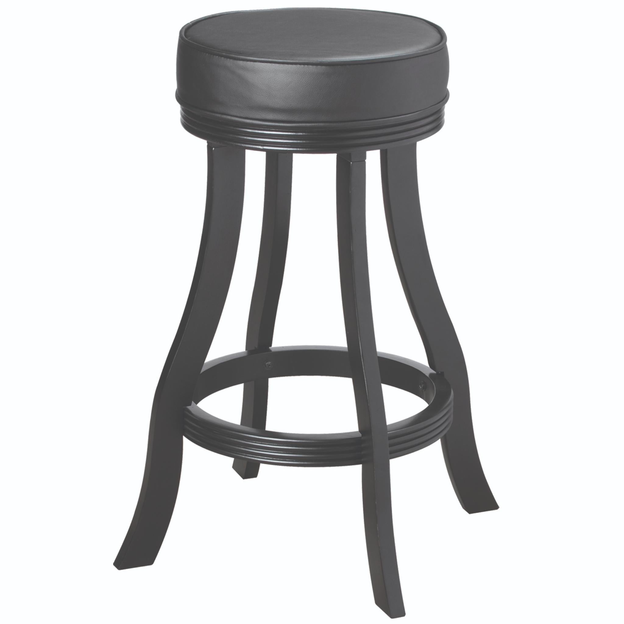 Cappuccino Ram Game Room backless bar stool with sleek design, ideal for game room or bar area seating.
