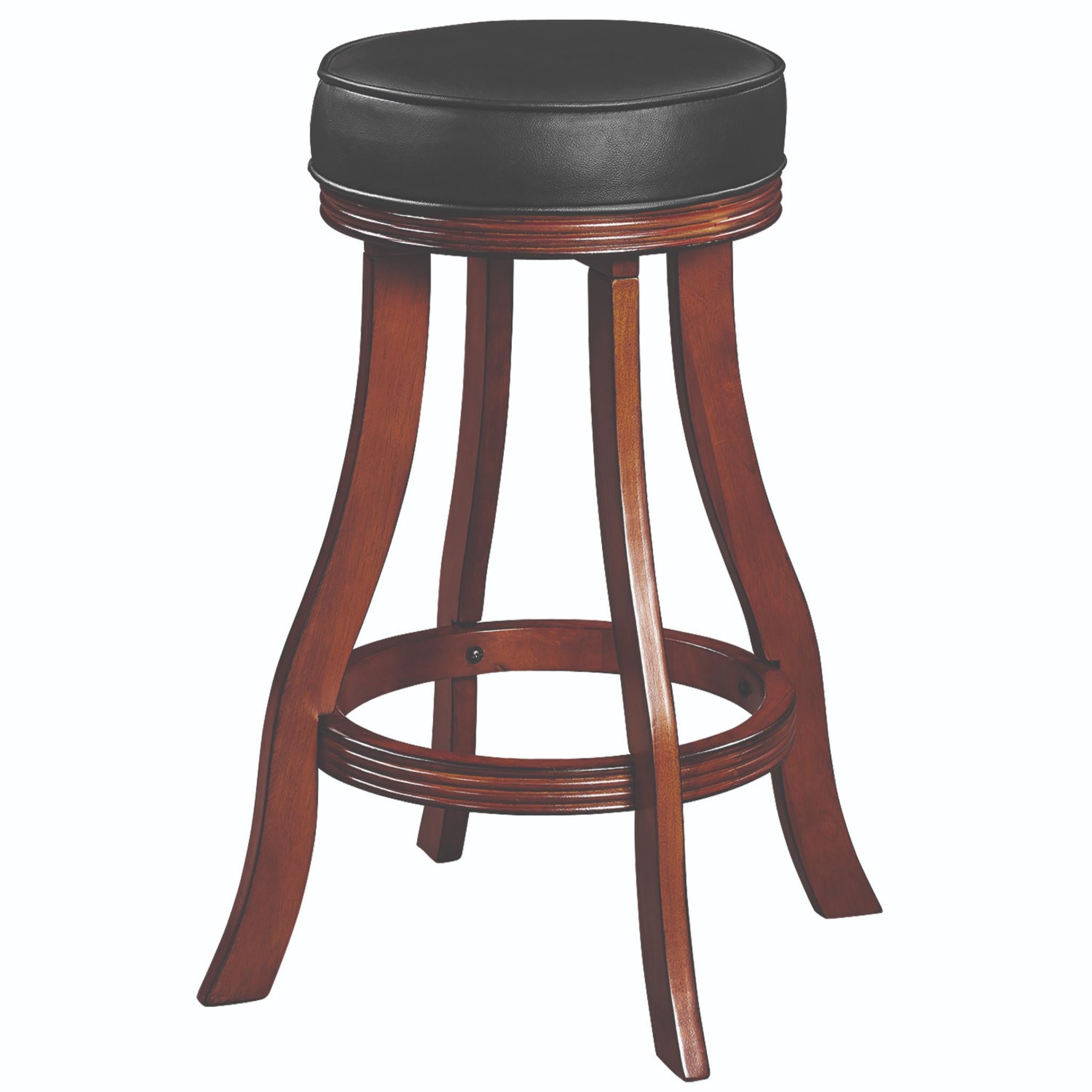 Ram Game Room backless bar stool in cappuccino color, modern seating for game room or bar area