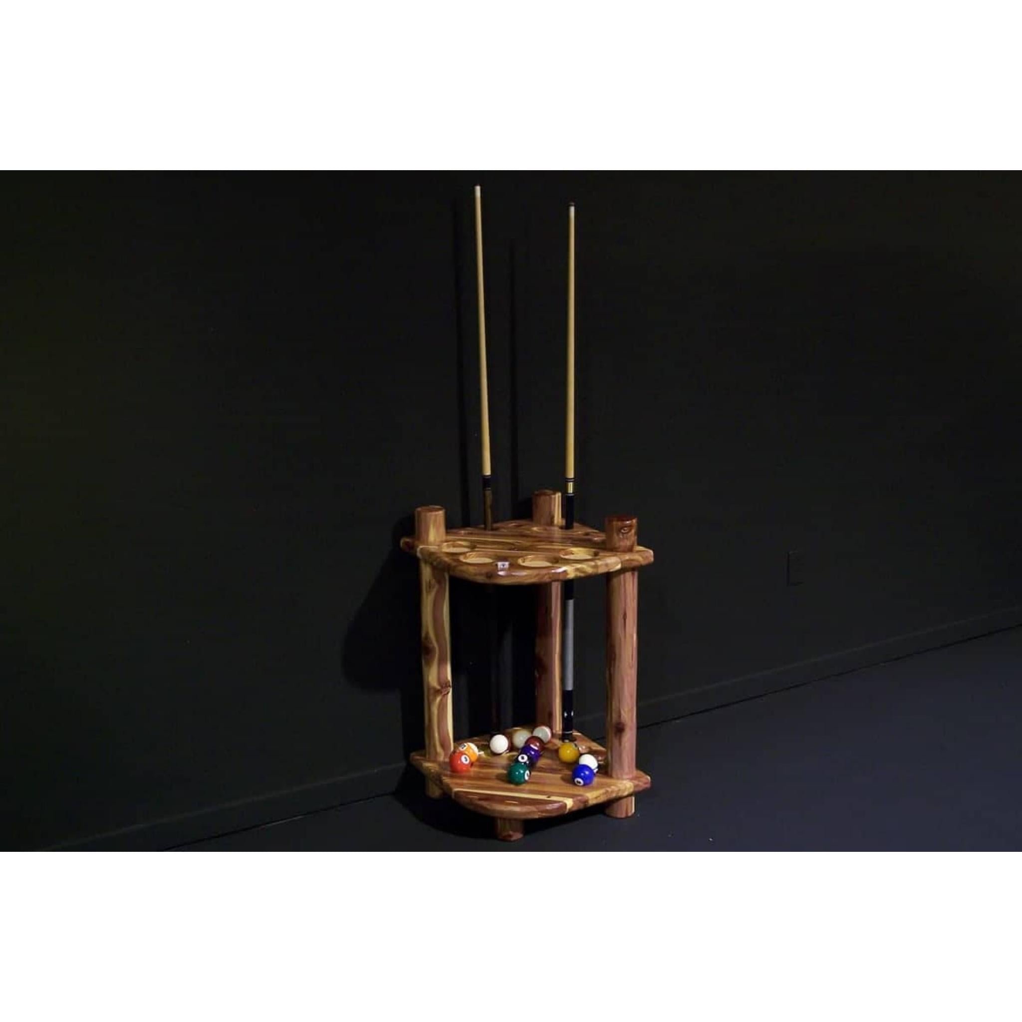 Viking Log Furniture Red Cedar Pool Table