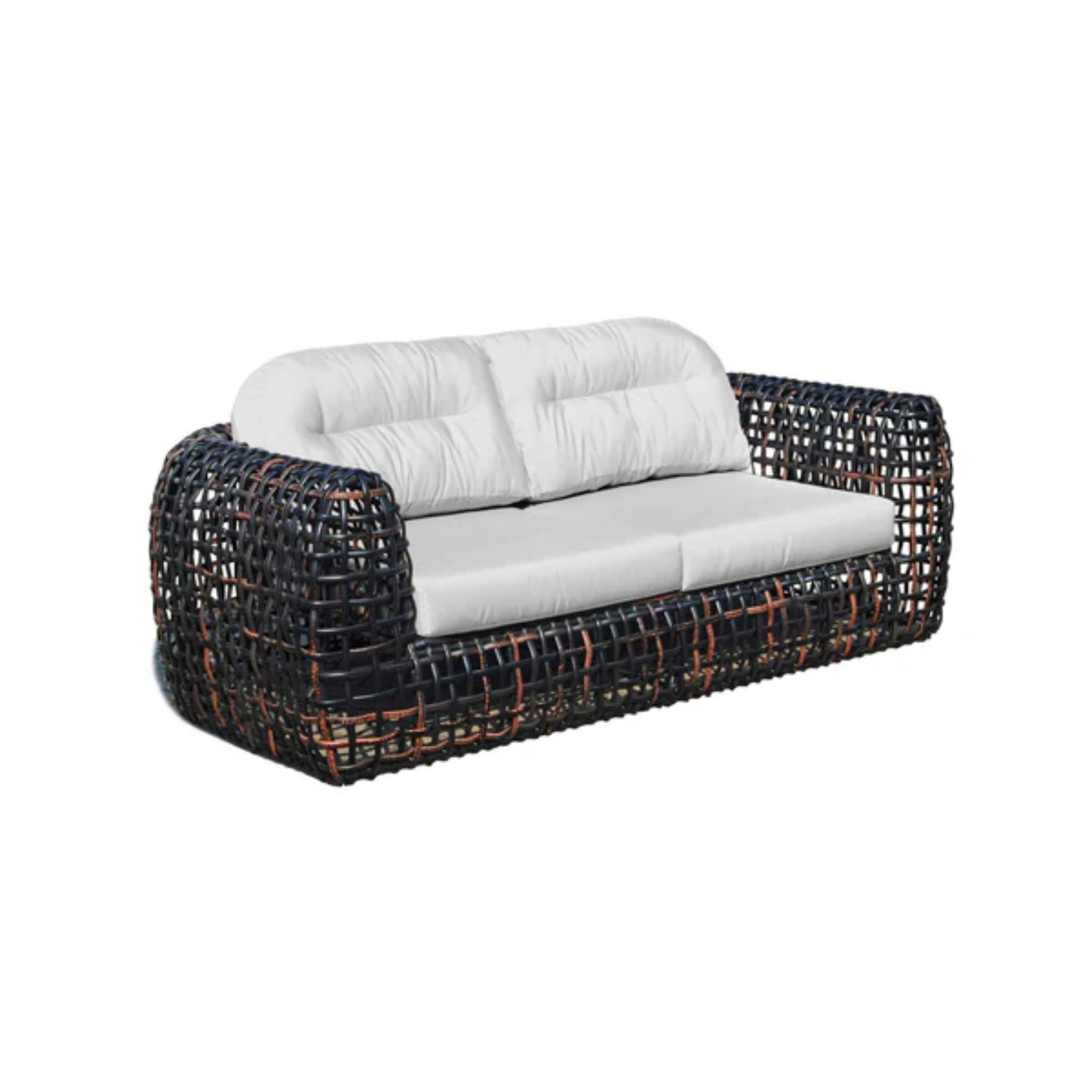 Skyline Design Dynasty Sofa – Mushroom Woven Fiber | Outdoor Sofa