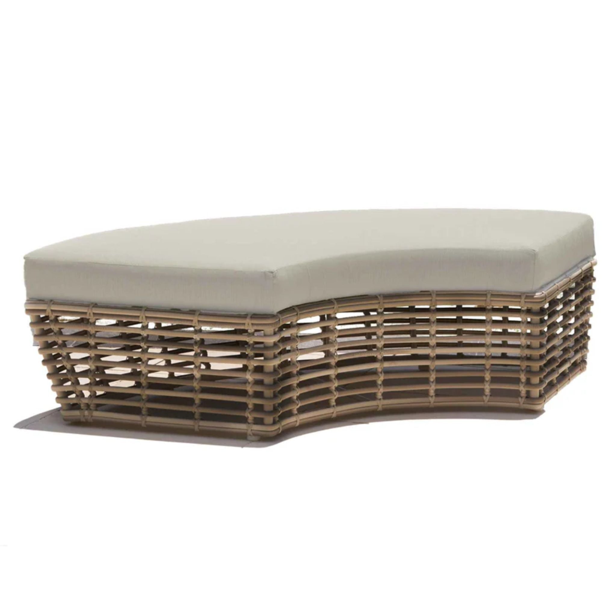 Skyline Design Halo outdoor daybed set with cushions, featuring a modern frame and plush seating for outdoor relaxation.