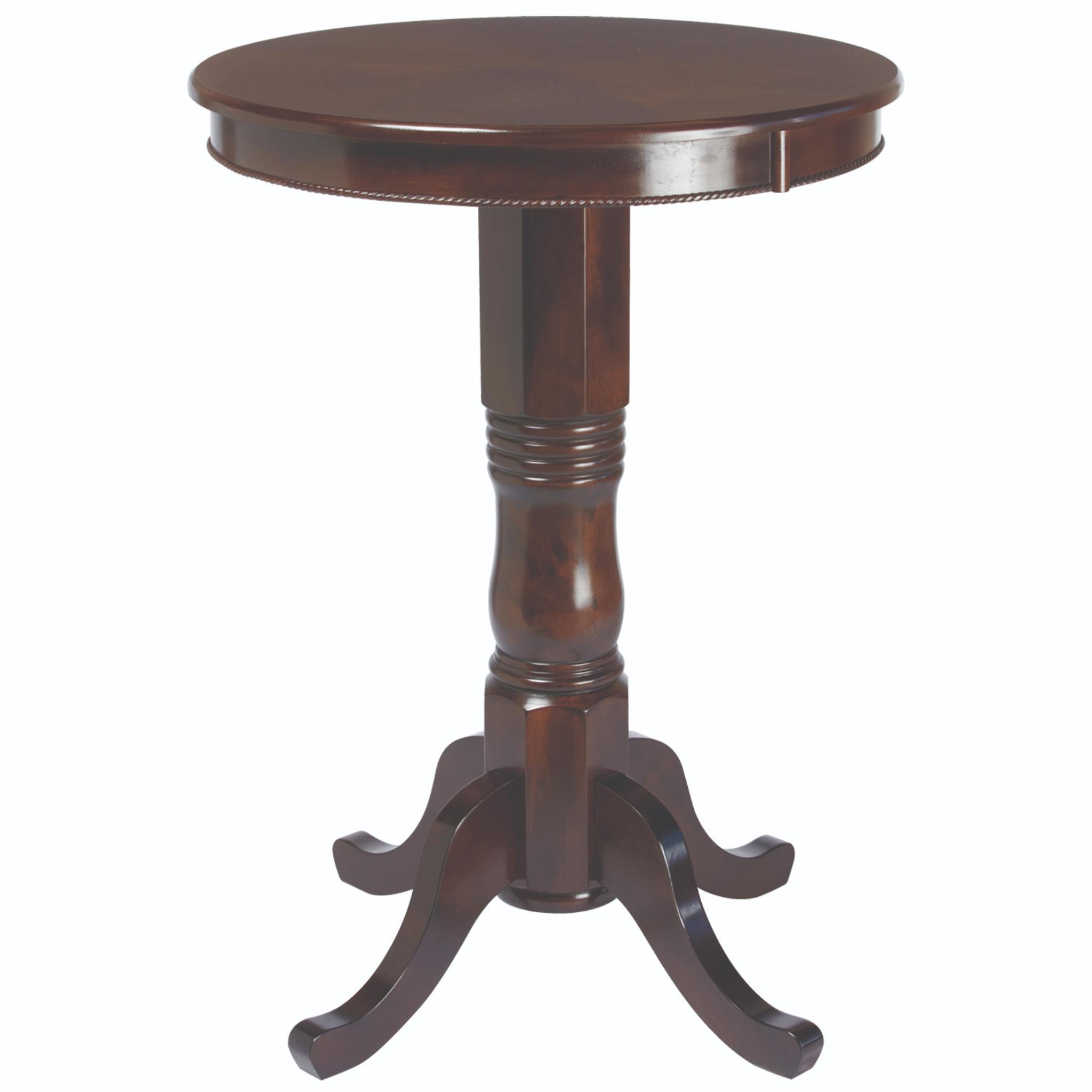 Ram Game Room English Style Circle Pub Table