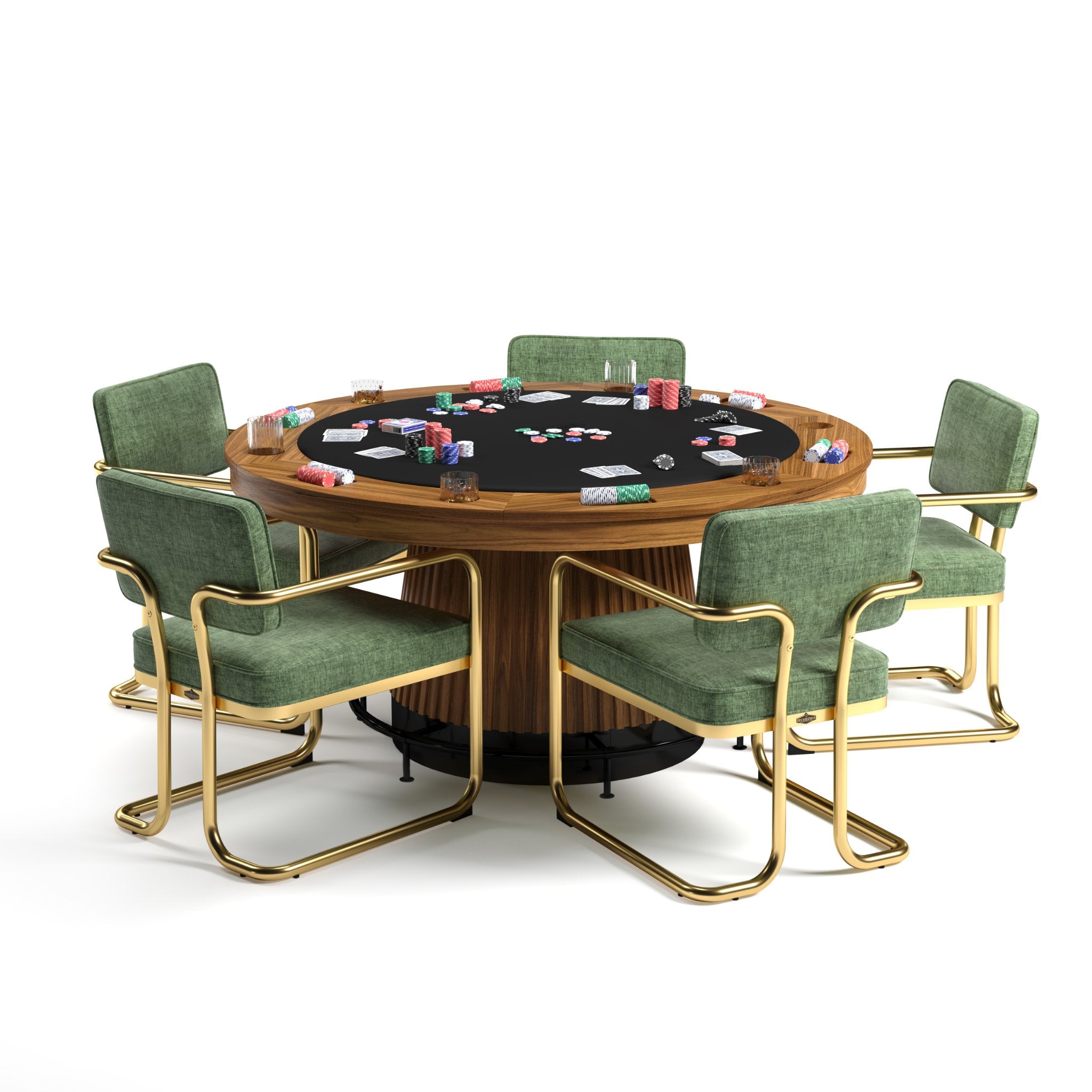 RAM Game Room Prohibition Series 60" Poker Table