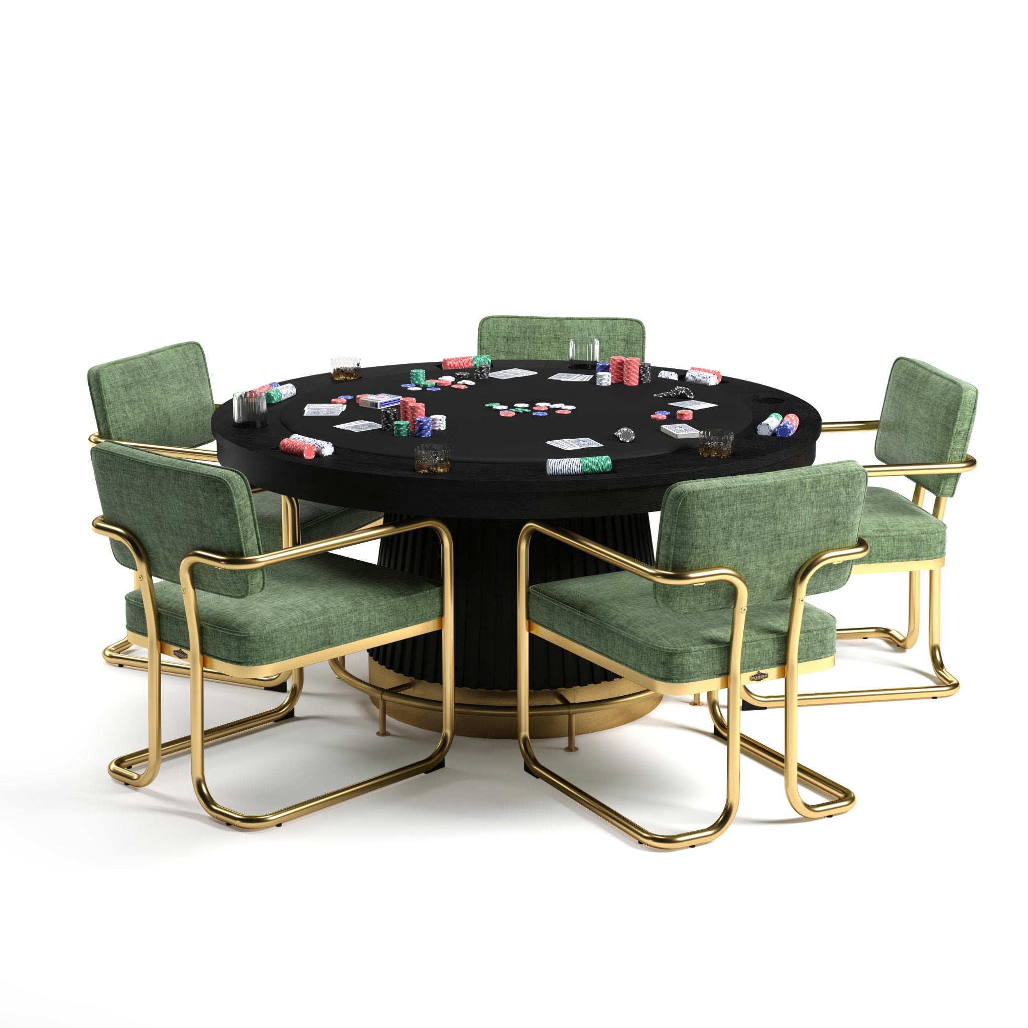 RAM Game Room Prohibition Series 60" Poker Table