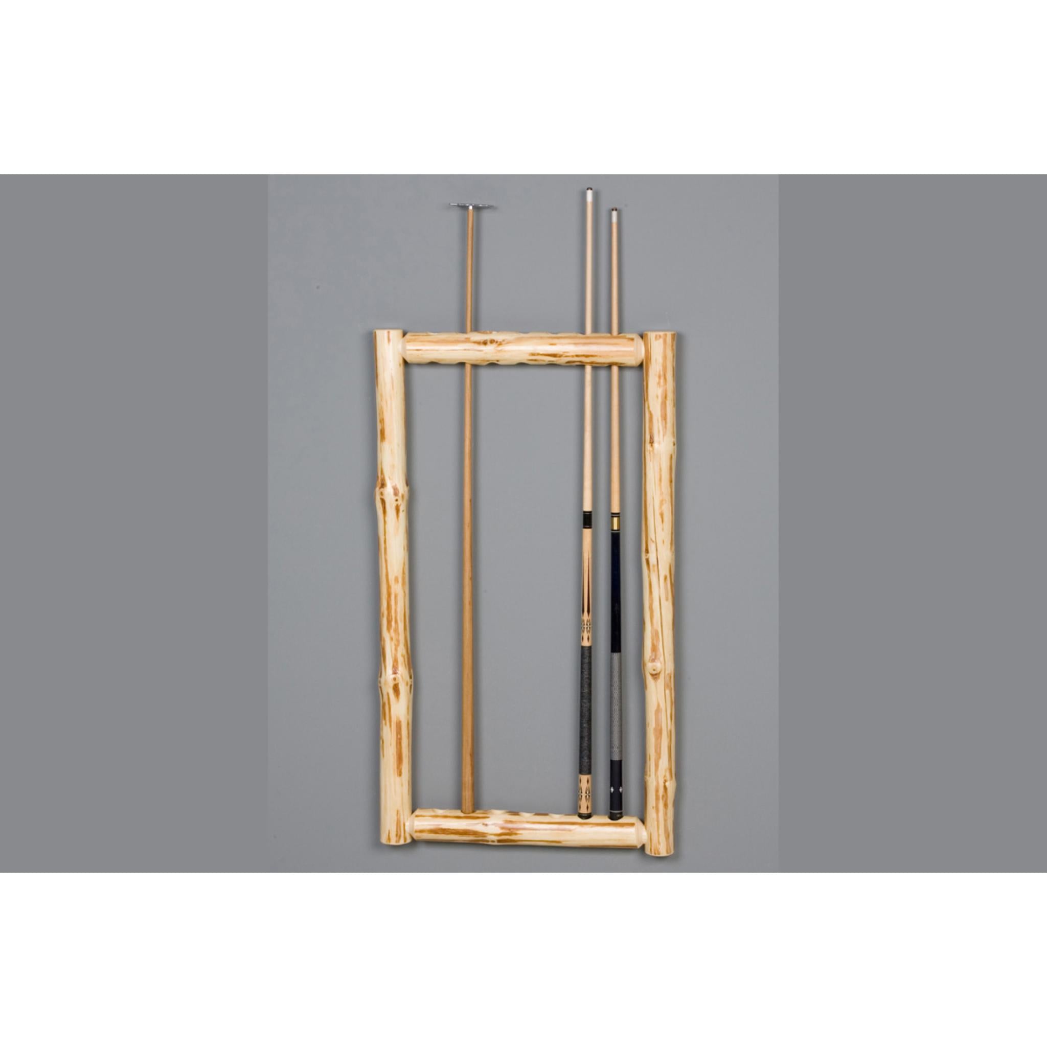 Viking Log Furniture Klondike Cue Rack with Four Styles