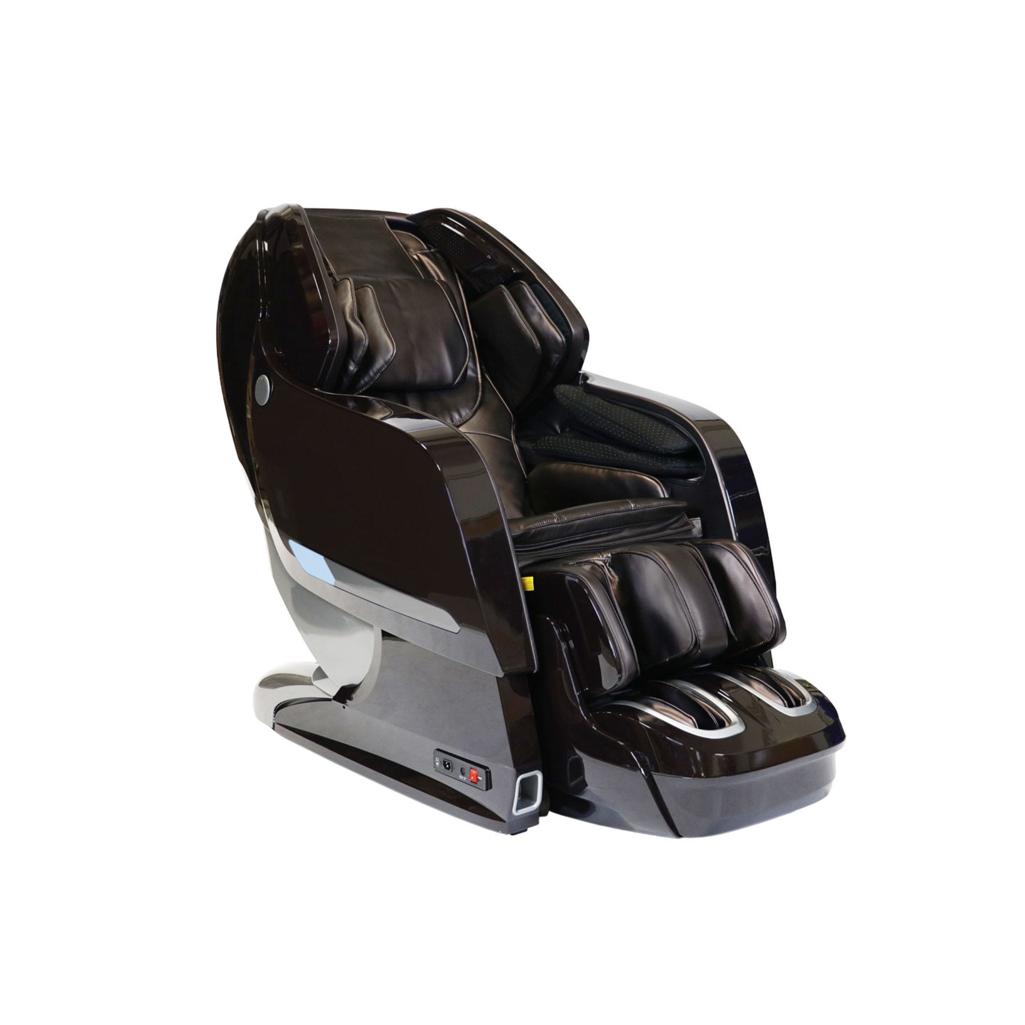 Kyota Yosei M868 massage chair in brown, showcasing full-body 4D zero gravity design with plush cushioning and ergonomic features.