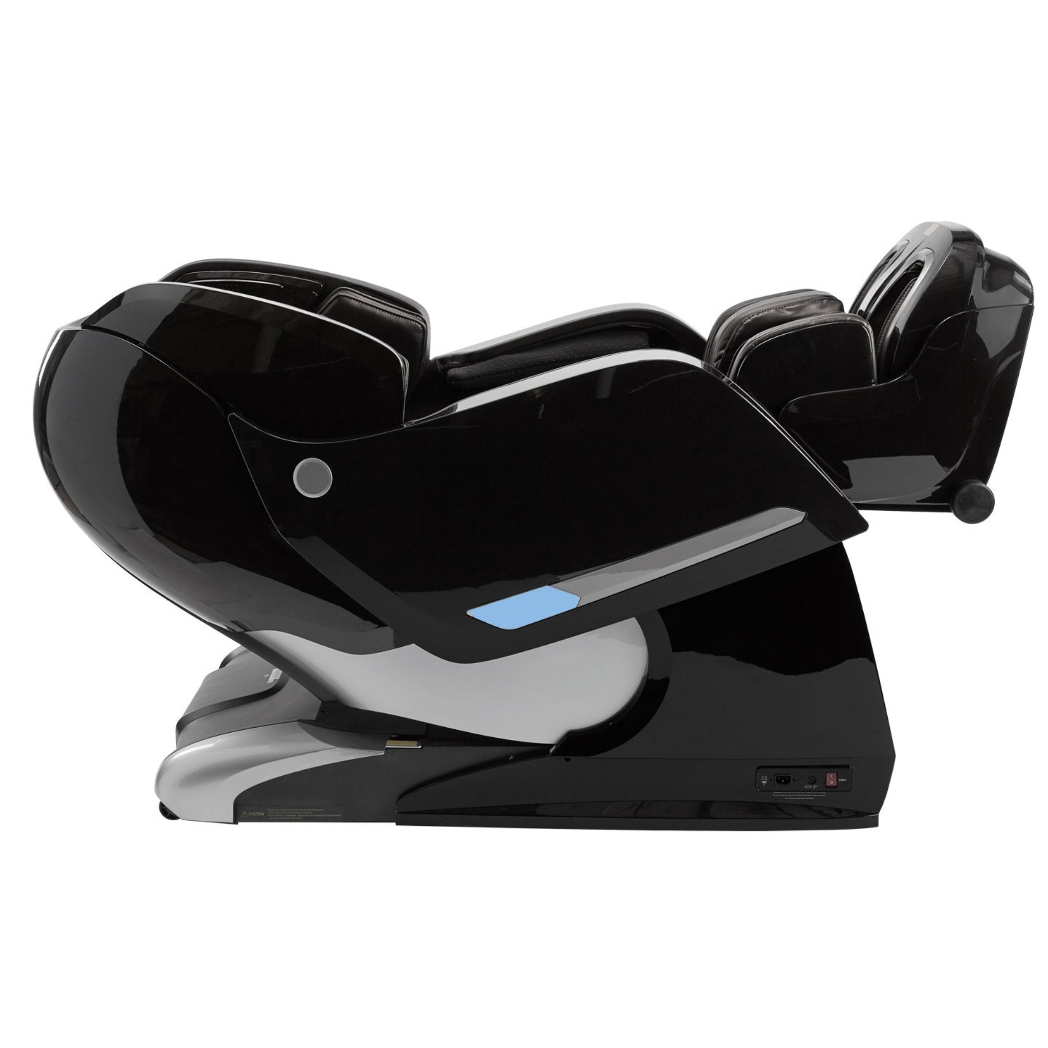 Kyota Yosei M868 massage chair in black with 4D full-body zero gravity design and ergonomic features.