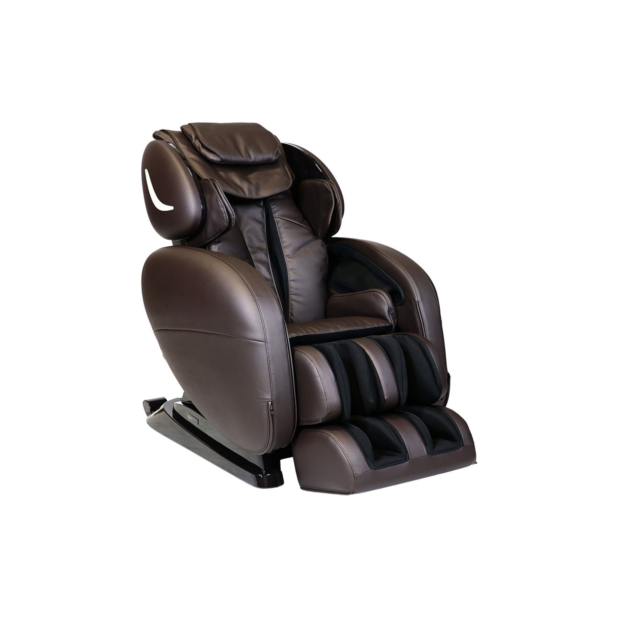 Infinity Smart Chair X3 massage chair in brown with full-body 3D/4D zero gravity massage features and ergonomic design.