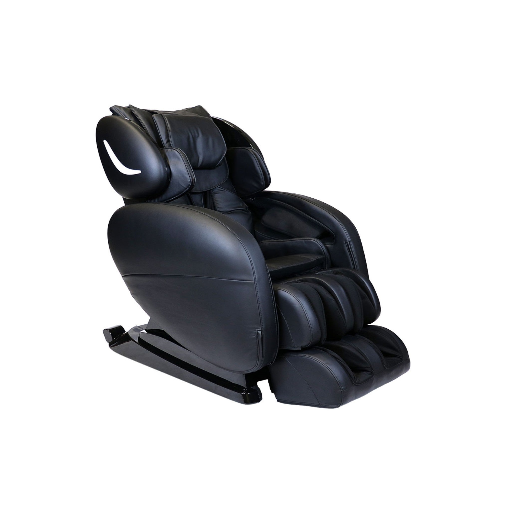 Infinity Smart Chair X3 massage chair with full body, zero gravity design, featuring 3D/4D massage rollers and sleek black upholstery.
