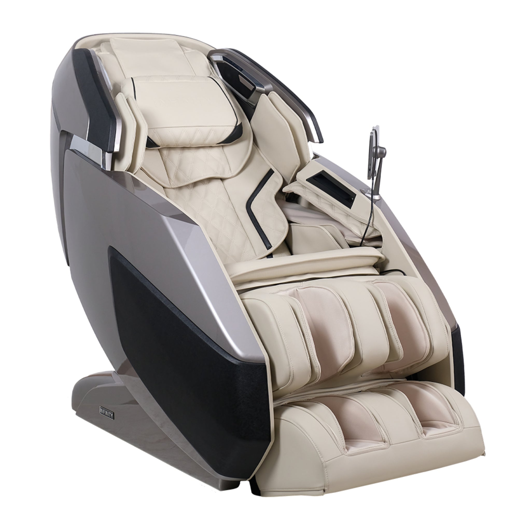 Infinity Imperial Syner-D Massage Chair with luxurious full-body design, 4D zero gravity system, and sleek modern appearance.