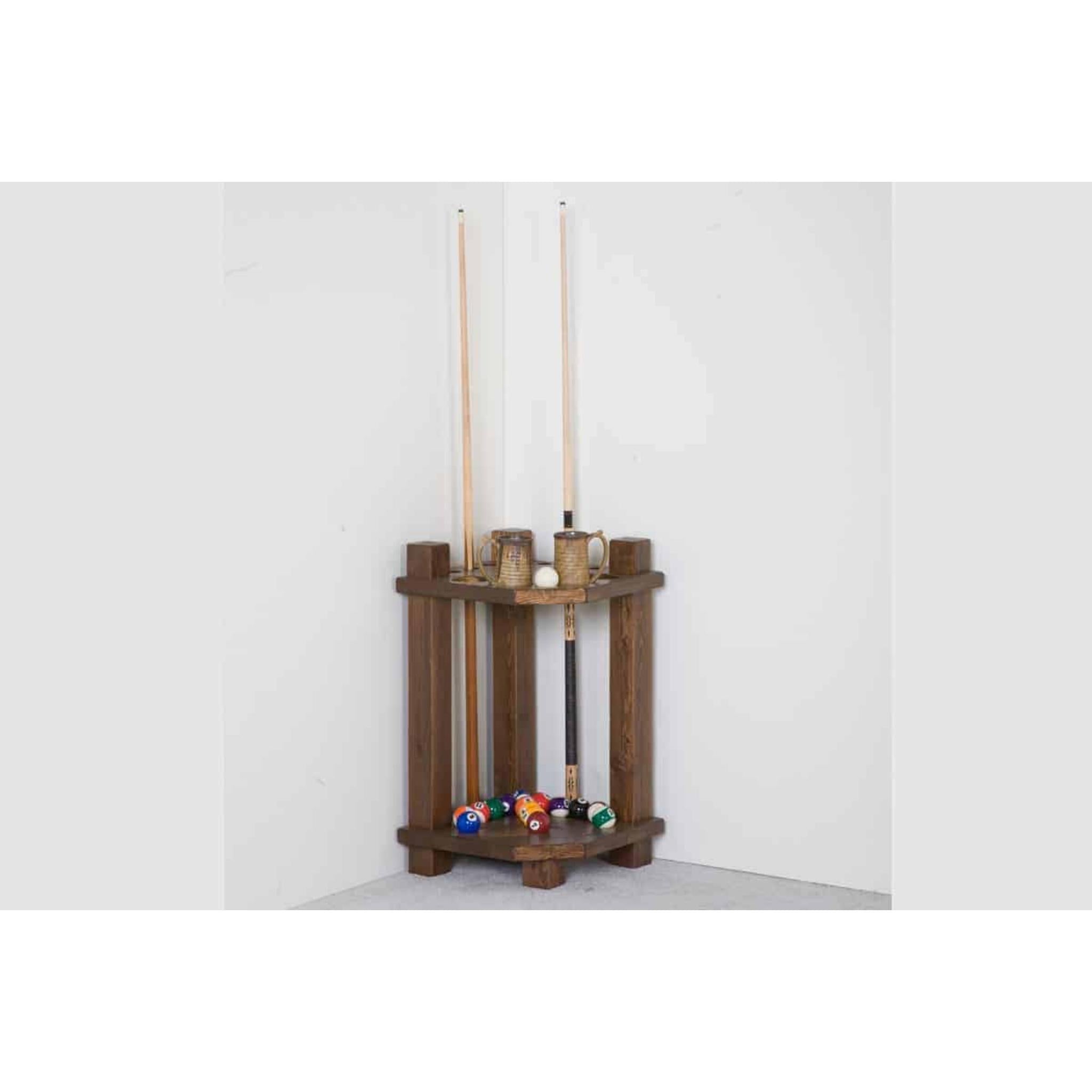 Viking Log Furniture Barnwood Cue Rack with Four Styles