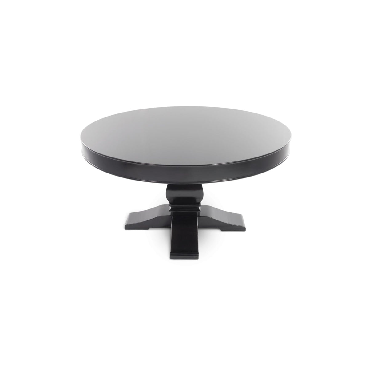 BBO Poker Tables Ginza modern round LED Texas Hold’em poker table with green velveteen surface and built-in chip tray.