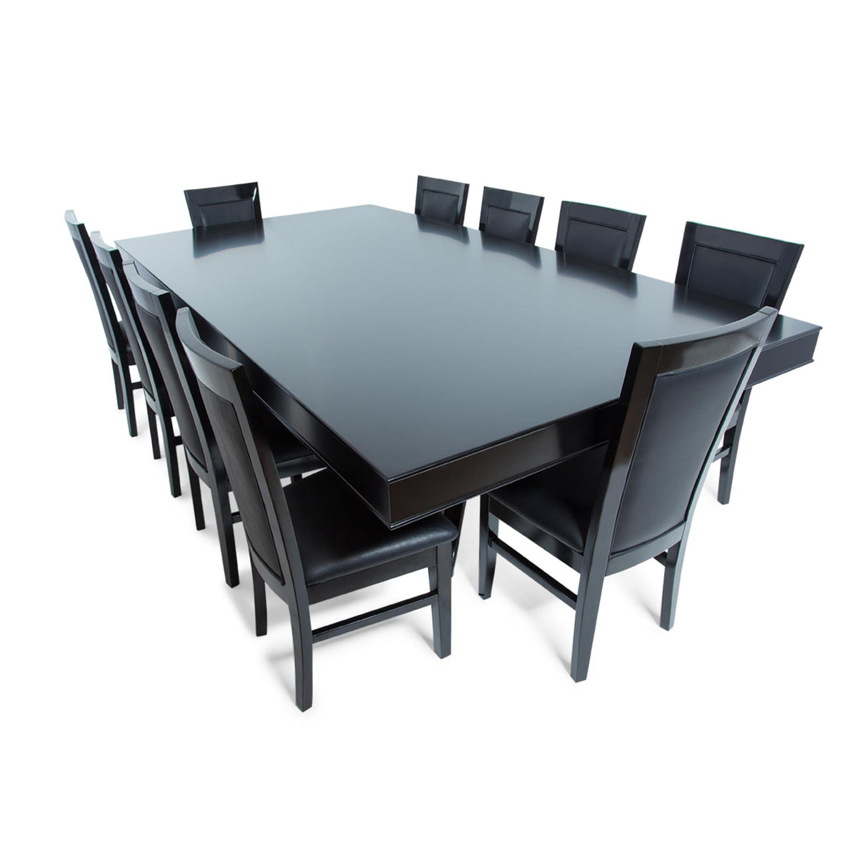 BBO Poker Tables Lumen HD premium LED Texas Hold’em poker table with green velveteen surface and built-in lighting.