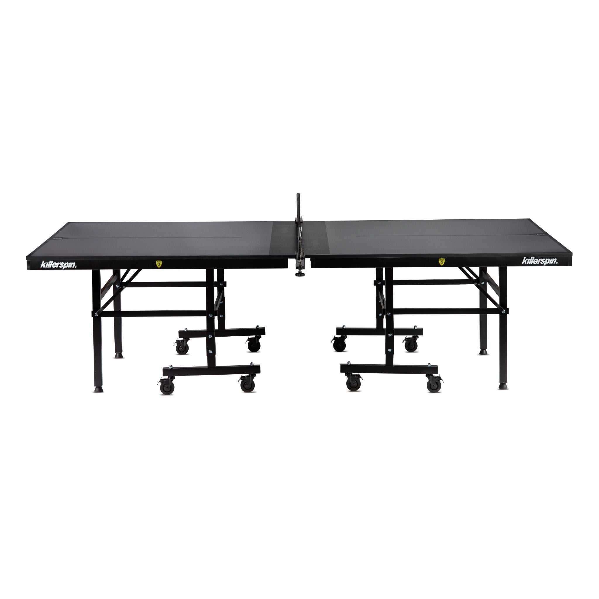 Killerspin MyT 415X Mega Graphite indoor ping pong table with a sleek surface and sturdy legs, designed for competitive table tennis.