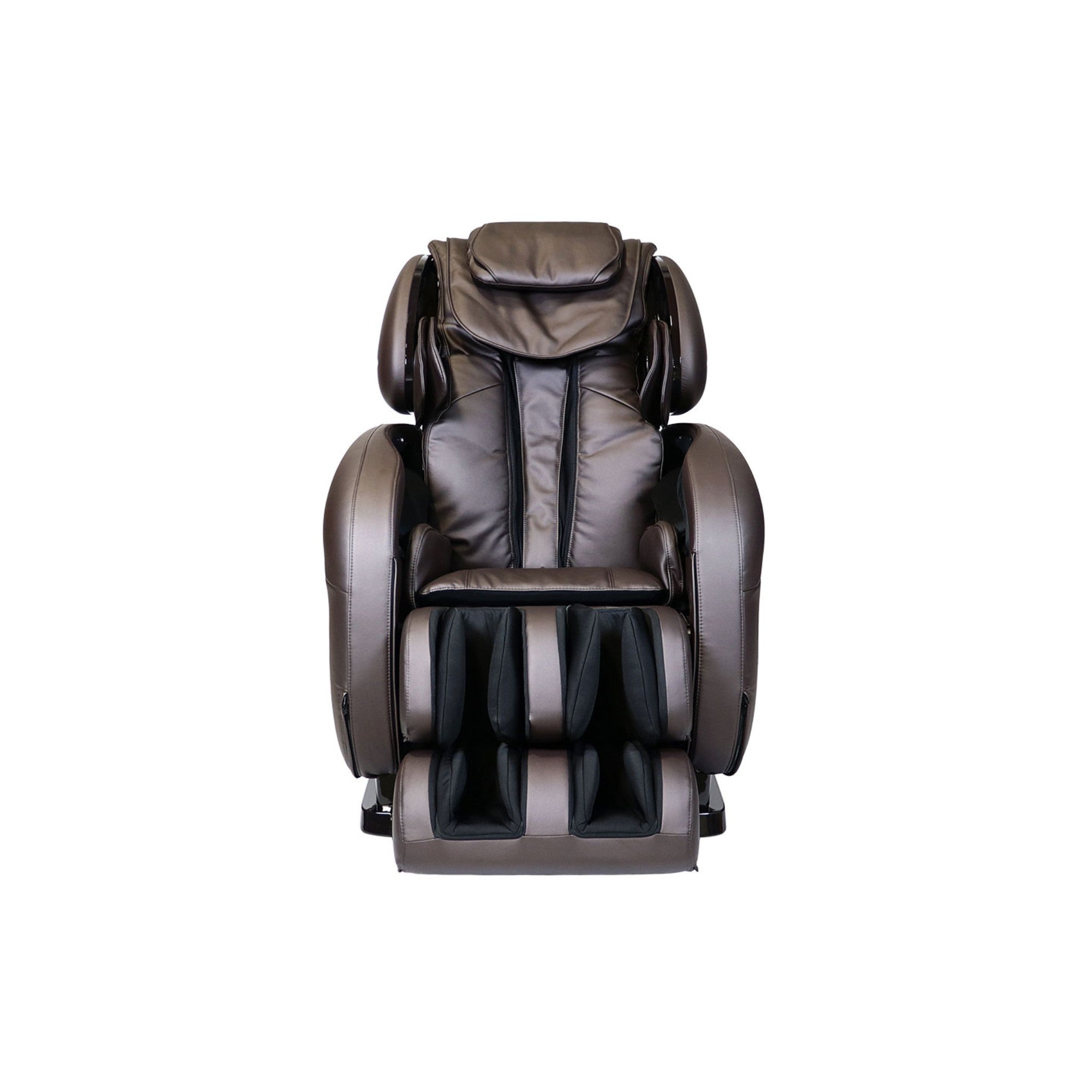 Infinity Smart Chair X3 massage chair in brown with full-body 3D/4D zero gravity design and ergonomic features.