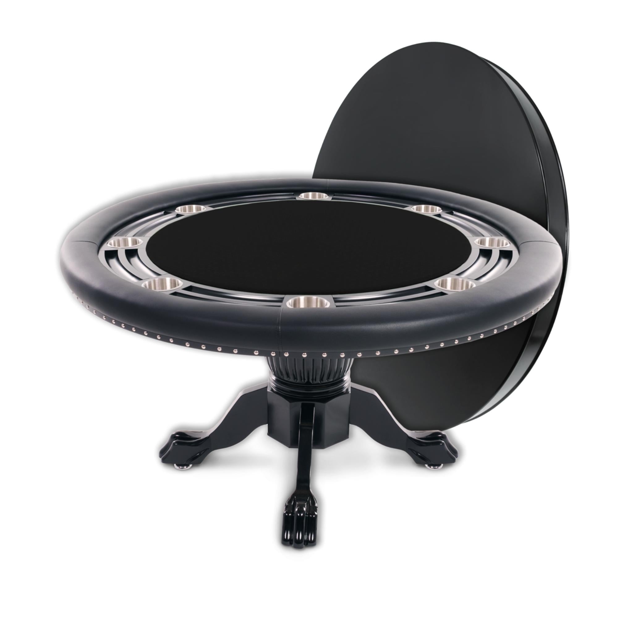 BBO Poker Table Nighthawk - Premium Round Poker Table