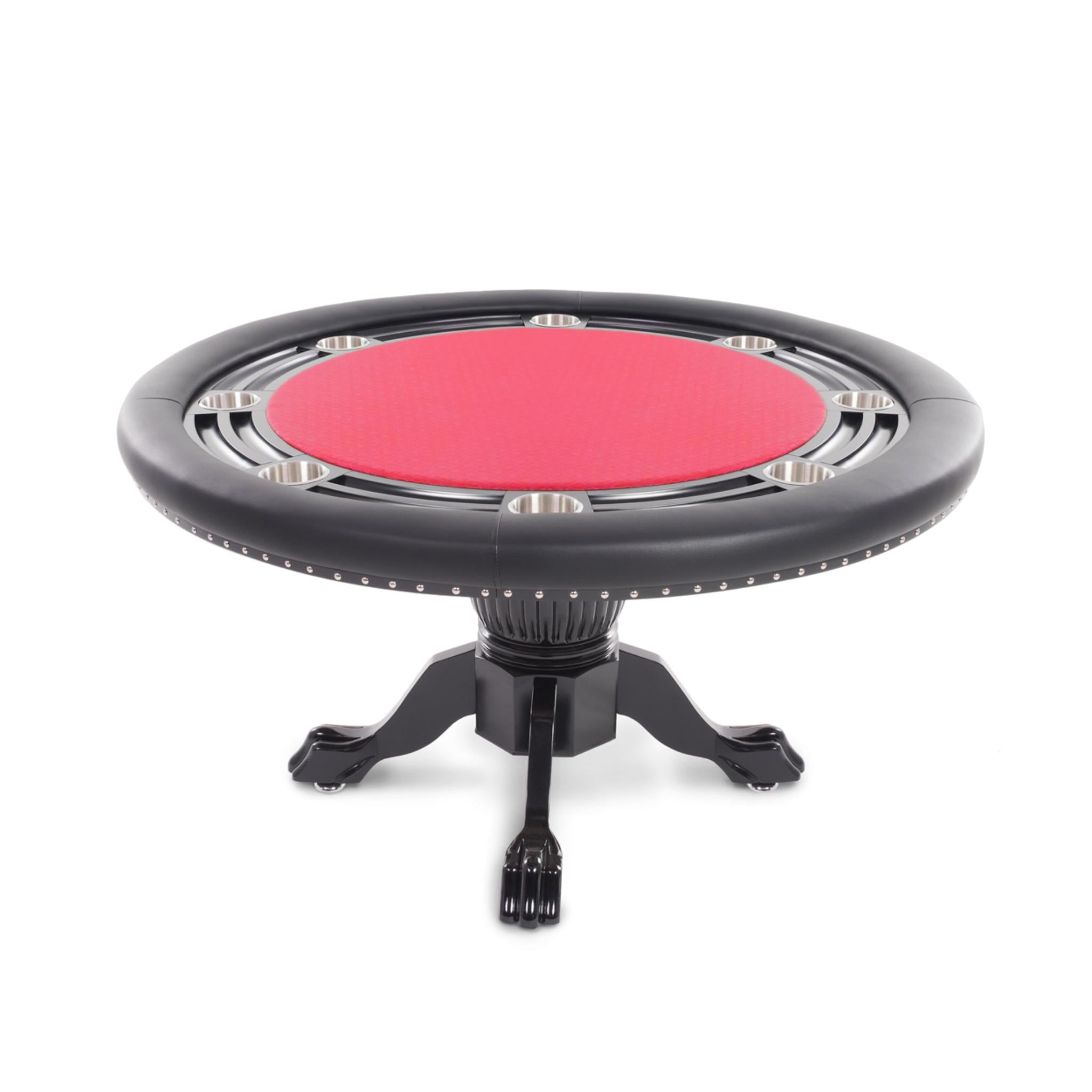 BBO Poker Table Nighthawk - Premium Round Poker Table