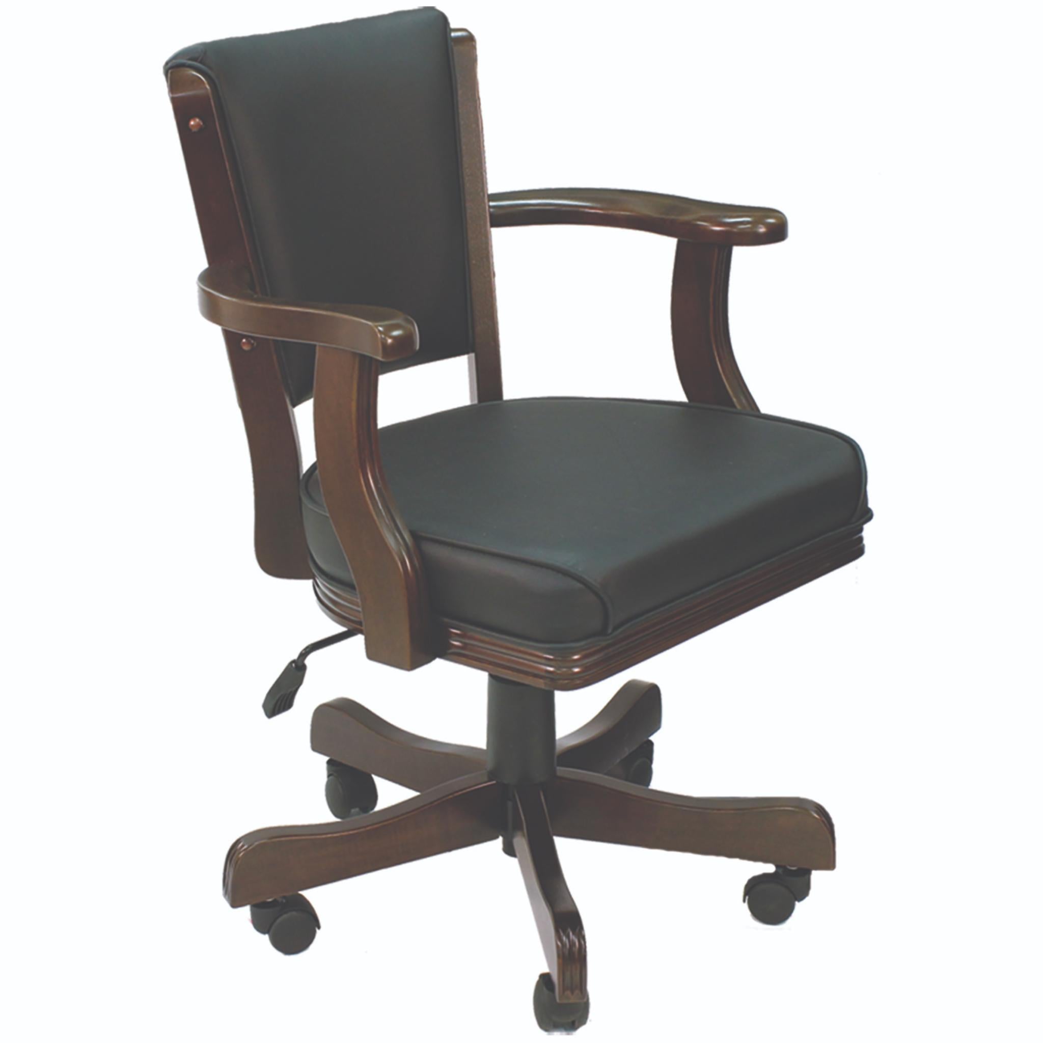 Ram Game Room swivel game chair in antique white with padded seat and backrest, designed for comfort and style in gaming rooms.